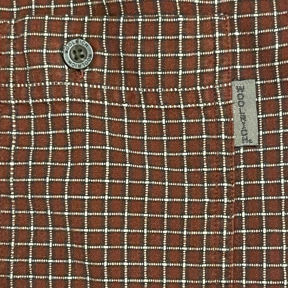 Woolrich Button Up Long Sleeve‎ Thick Red Check Shirt Men’s Medium Vintage - Picture 3 of 9